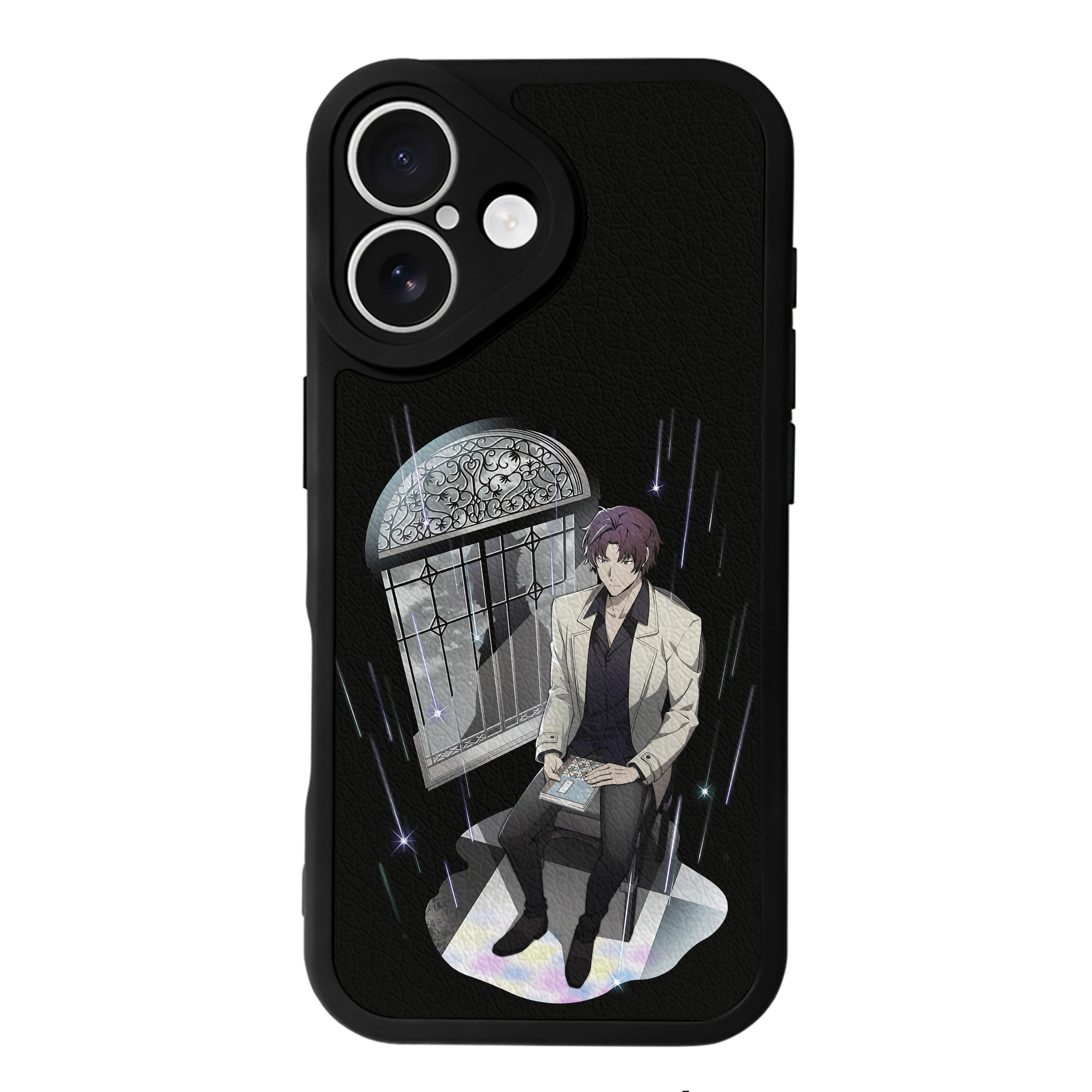 （画像用） 文豪ストレイドッグス Bungo Stray Dogs 【iPhone 16シリーズ対応】シリコンスマホケース（レザー調） 材質：シリコン